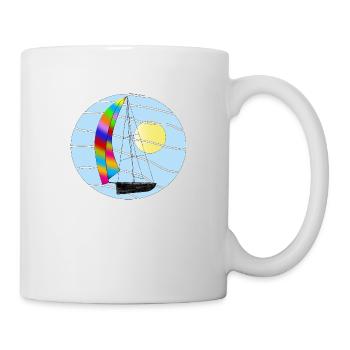 On the way to the distance. - Mug - white - Right