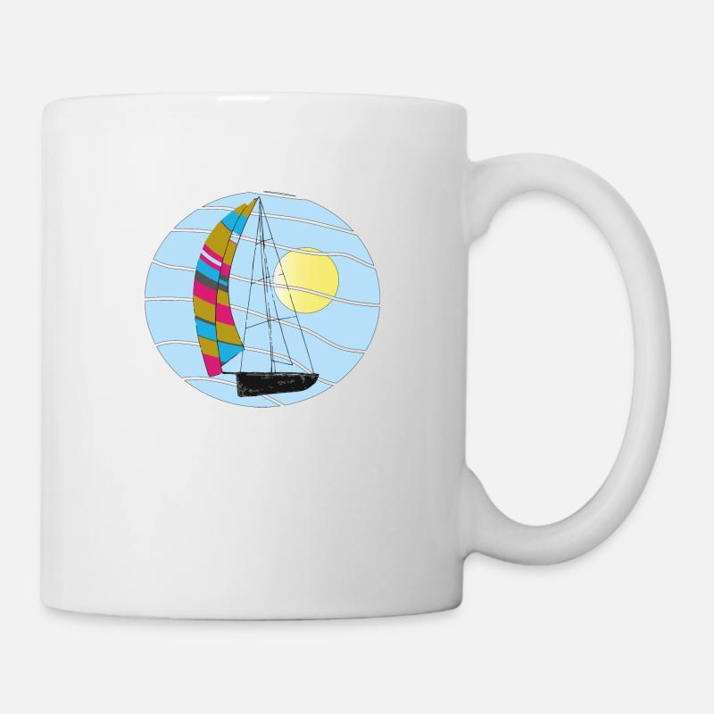 Sur le chemin de la distance. - Mug blanc - blanc