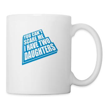 J’ai deux filles - Mug blanc - blanc - Droite