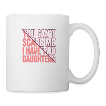 J’ai deux filles - Mug blanc - blanc - Droite