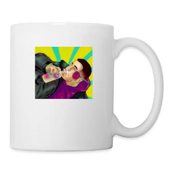 Im Gifted Drunk BOY Design für Klamotten und mehr - Tasse - Weiß - Rechts