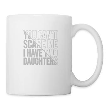 J’ai deux filles - Mug blanc - blanc - Droite