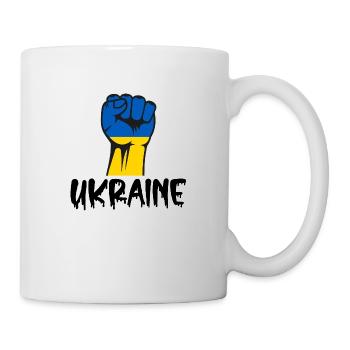 Ukraine Faust Ukraine Konflikt - Tasse - Weiß - Rechts