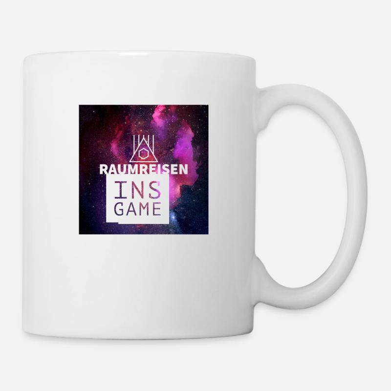 raumreise ins game - Tasse - Weiß