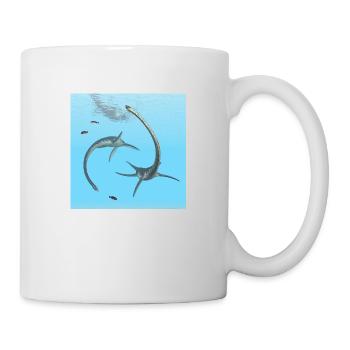 Plesiosaurier Elasmosaurus - Tasse - Weiß - Rechts