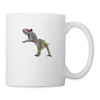 Dinosaurier Cryolophosaurus - Tasse - Weiß - Rechts
