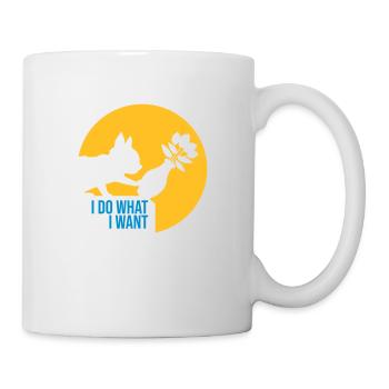 Faire ce que je veux - Mug blanc - blanc - Droite