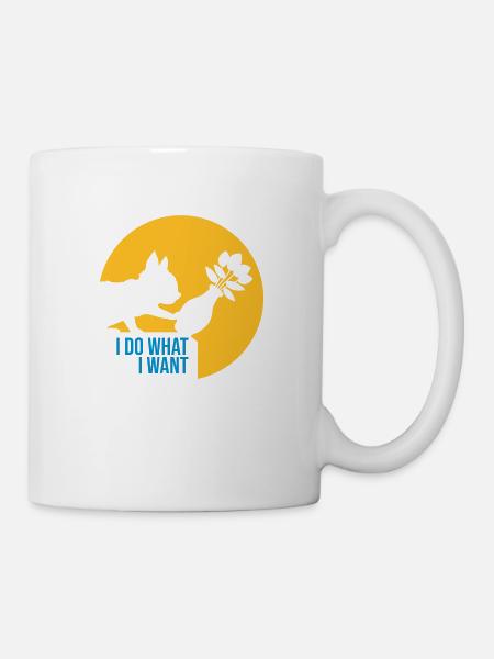 Do what I want - Tasse - Weiß
