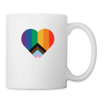 LGBT Heart - Mug - white - Right