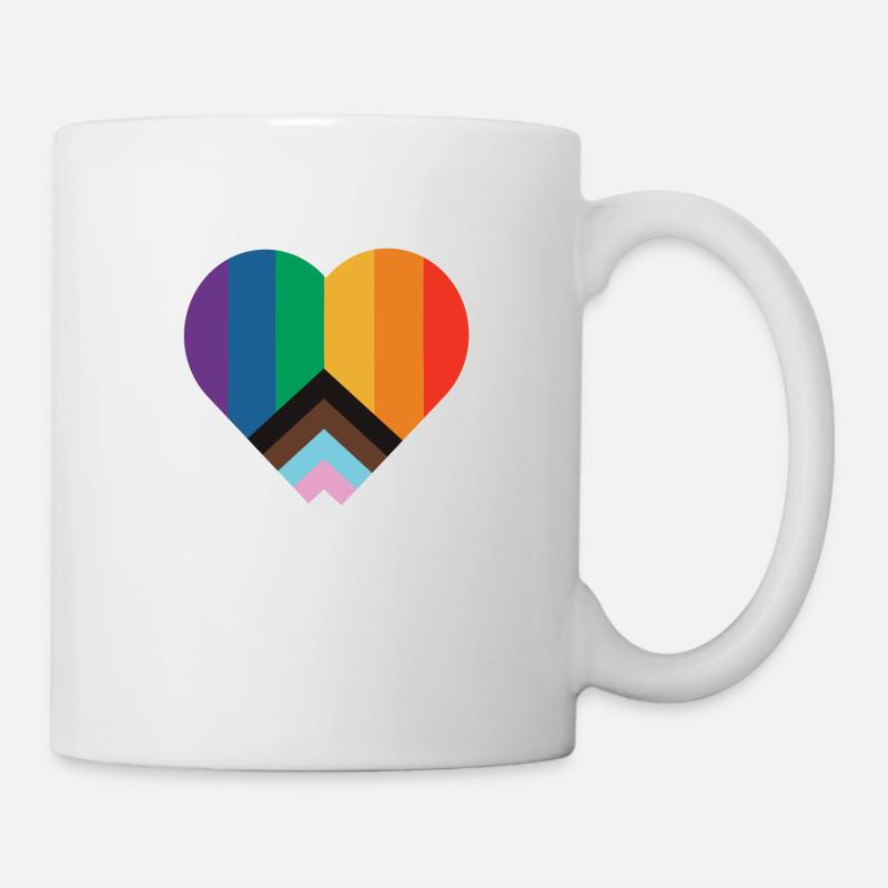 LGBT Heart - Mug - white