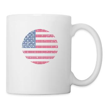 USA Flag America Flag Stars & Stripes Patriot - Mug - white - Right