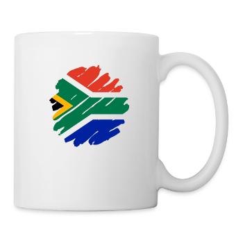 South Africa Flag Africa South African Flag - Mug - white - Right