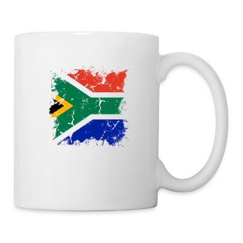 South Africa Flag Africa South African Flag - Mug - white - Right