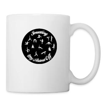 Smeating My Asana Off - Mug blanc - blanc - Droite