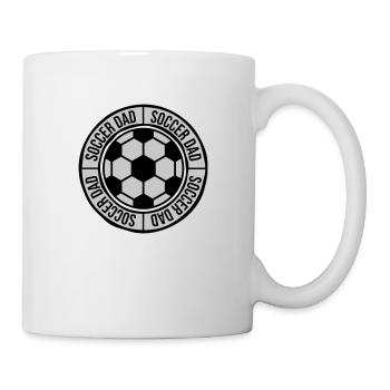Soccer Papa Logo Sport - Mug blanc - blanc - Droite