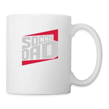 Cool Soccer Dad Logo - Mug blanc - blanc - Droite