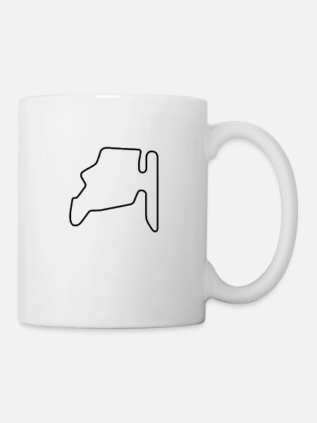 Ungarn Rennstrecke - Tasse - Weiß