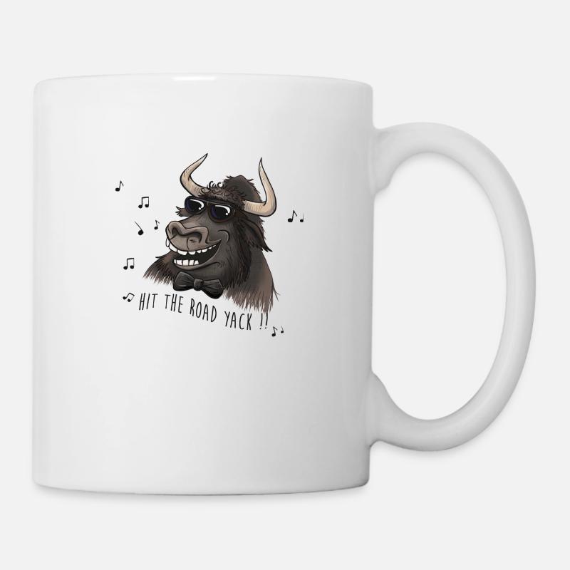 Hit the road Yack - Mug blanc - blanc