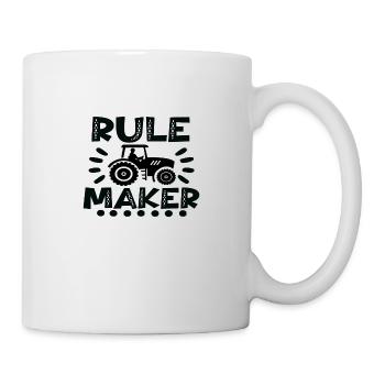 Rule Maker Tractor Farmer Farm - Mug - white - Right