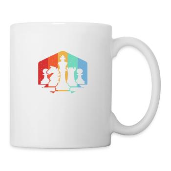 Retro Vintage Cool Chess Lover Schach - Mug - white - Right