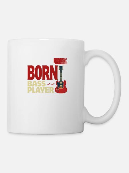 Geborener Bassist - Tasse - Weiß