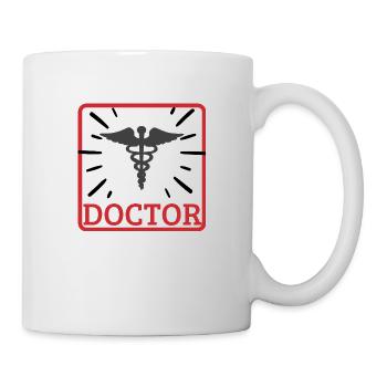 Docteur - Mug blanc - blanc - Droite