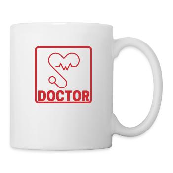 Docteur - Mug blanc - blanc - Droite