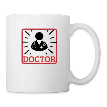 Docteur - Mug blanc - blanc - Droite