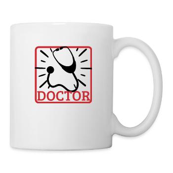 Docteur - Mug blanc - blanc - Droite