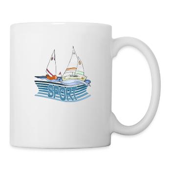 Segelboote - Tasse - Weiß - Rechts