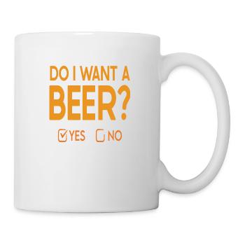 Do i want a Beer? - Mug - white - Right