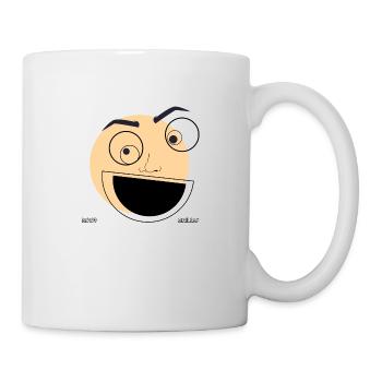 KEEP SMILING - Tasse - Weiß - Rechts