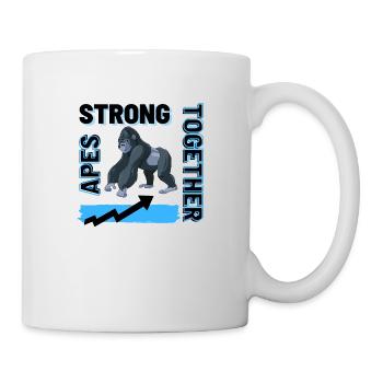 Apes Strong Together - Tasse - Weiß - Rechts