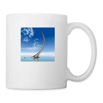 Plesiosaurier Elasmosaurus - Tasse - Weiß - Rechts