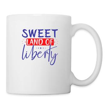 Sweet land of Liberty - Mug - white - Right