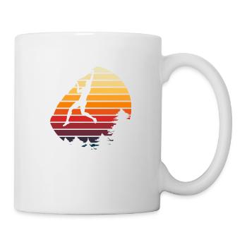 Vintage Mountain Climbing Retro Bouldering - Mug - white - Right