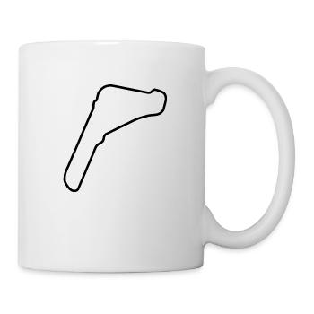 Circuit d’Italie - Mug blanc - blanc - Droite