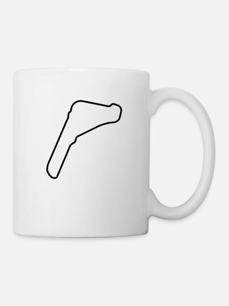 Italien Rennstrecke - Tasse - Weiß