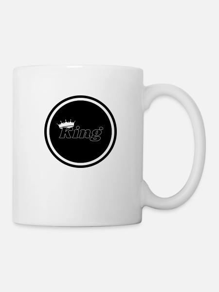 King - Tasse - Weiß