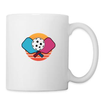 Outdoor Gartenspiel Lustiges Pickleball Design mit - Tasse - Weiß - Rechts