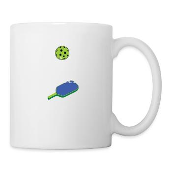 Outdoor Gartenspiel Lustiges Pickleball Design mit - Tasse - Weiß - Rechts