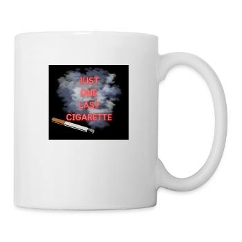 Just one last cigarette - Tasse - Weiß - Rechts