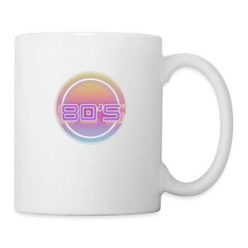80s - Tasse - Weiß - Rechts