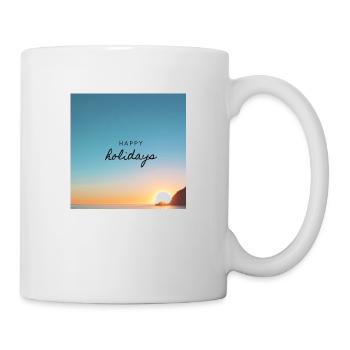 Happy Holidays! - Tasse - Weiß - Rechts