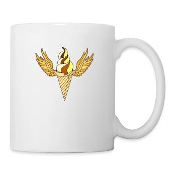 Eis - Tasse - Weiß - Rechts