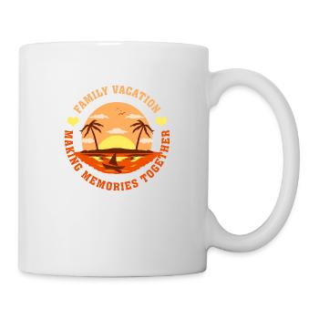 Family Vacation Making Memories Together - Mug - white - Right