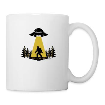 Conception Bigfoot UFO Believer| Sasquatch Alien Tee - Mug blanc - blanc - Droite