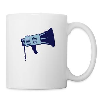 Demonstration Propaganda Megaphone Symbol - Mug - white - Right