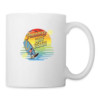 Paradise Surf Beach - Mug blanc - blanc - Droite