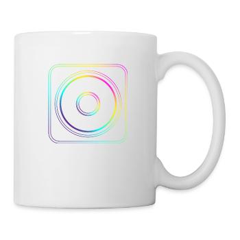 Colored Gradient Square - Mug - white - Right